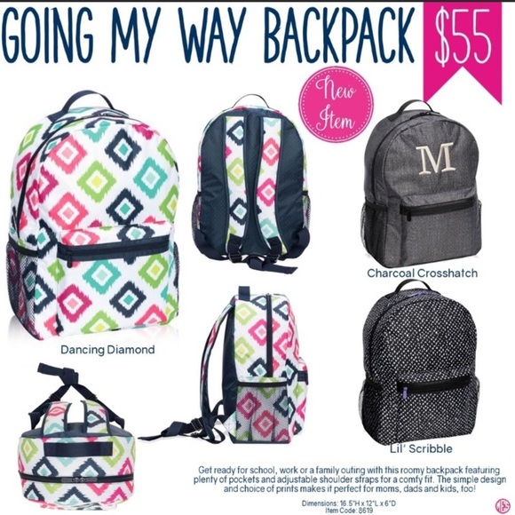 Thirty One Going My Way Backpack/lunch Crossbody - Picture 11 of 16